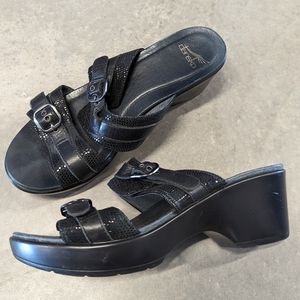 DANSKO slip-ons heeled sandals 39 8.5